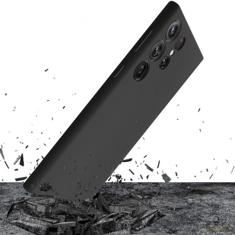 Samsung Galaxy S24 Ultra - 3mk Hardy Android Silicone MagCase Black