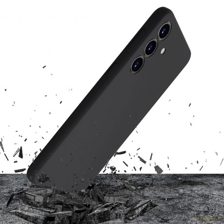 Samsung Galaxy S24+ - 3mk Hardy Android Silicone MagCase Black