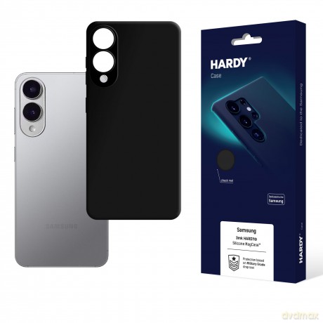 Samsung Galaxy S25 Edge - 3mk Hardy Silicone MagCase Black