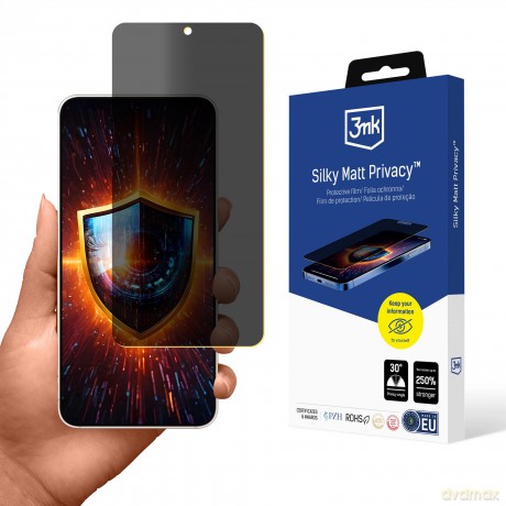 Samsung Galaxy S25 Edge - 3mk Silky Matt Privacy