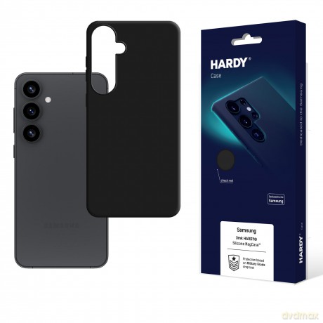 Samsung Galaxy S25+ - 3mk Hardy Android Silicone MagCase Black