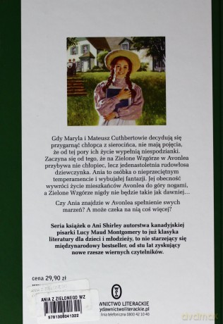 Ania z Zielonego Wzgórza - Lucy Maud Montgomery [KSIĄŻKA]
