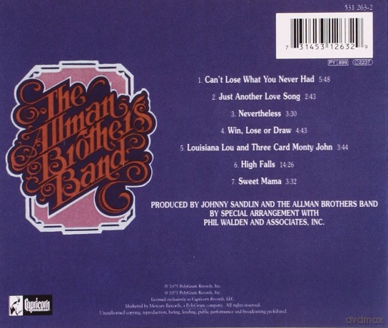 The Allman Brothers: Win,Lose Or Draw [CD]