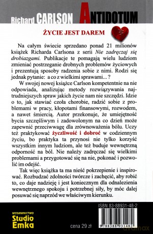 Antidotum na wielki ból - Richard Carlson [KSIĄŻKA]