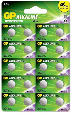 Baterie alkaliczne MINI GP A76/G13/AG13/L1154/LR44/157/V13GA/RW82 blister 10szt.