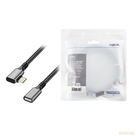 Kabel USB3.2 Gen1 TypeC do USB-C/F, PD, 2m [KABEL]