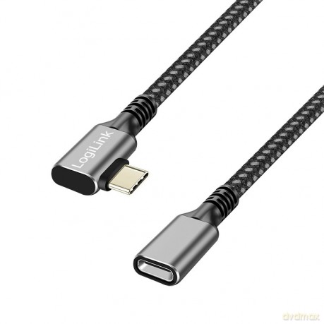 Kabel USB3.2 gen2 TypeC do USB-C/F, PD, 0.5m [KABEL]
