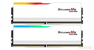 Pamięć PC DDR5 64GB (2x32GB) Ripjaws M5 Neo RGB AMD 6000MHz CL36 Biały