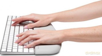 Podkładka pod nadgarstki ErgoSoft WristRest slim biała