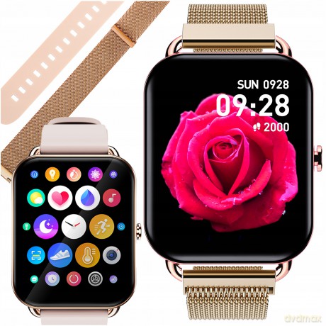 Smartwatch X16 Bluetooth różowy