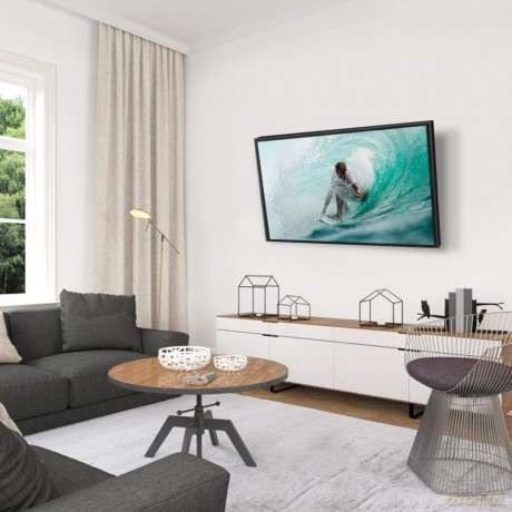 Uchwyt ścienny do TV 19-37cali LED/LCD obrotowy uchylny biały