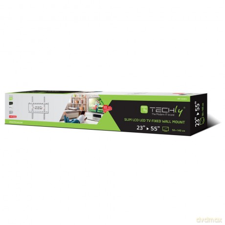 Uchwyt ścienny do TV 23-55cali LED/LCD 45kg slim 28mm biały