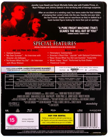 Koszmar minionego lata (steelbook) [Blu-Ray 4K]+[Blu-Ray]