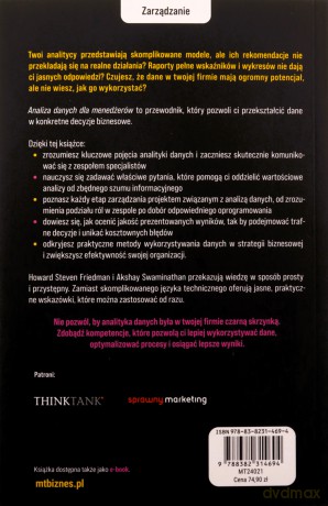 Analiza danych dla menedżerów. Jak zrozumieć i wykorzystać dane dostępne w twojej firmie - Howard Steven Friedman, Akshay Swaminathan [KSIĄŻKA]