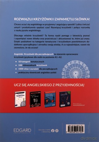 Angielski. Krzyżówki dla początkujących. Poziom A1-A2 [KSIĄŻKA]