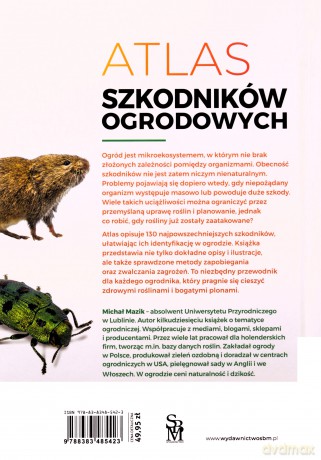 Atlas szkodników ogrodowych. 100 gatunków - Michał Mazik [KSIĄŻKA]