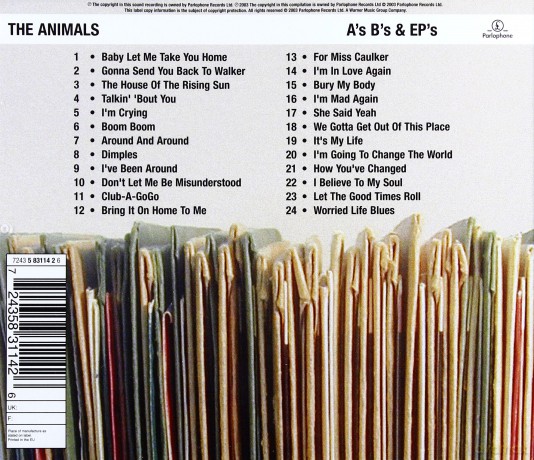 The Animals: A's, B's And Ep's [CD]
