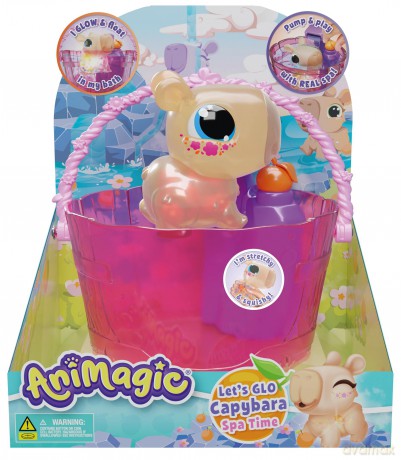Capybara Spa Time Let's Glo Animagic [FIGURKA]