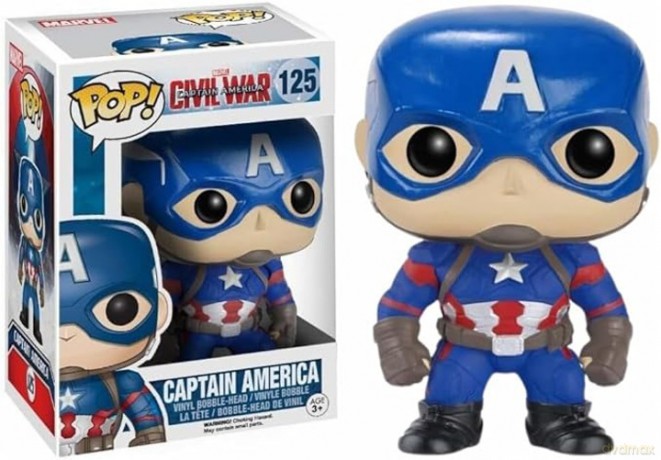 Civil War Captain America 125 Funko Pop [FIGURKA]