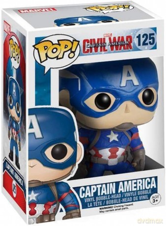 Civil War Captain America 125 Funko Pop [FIGURKA]