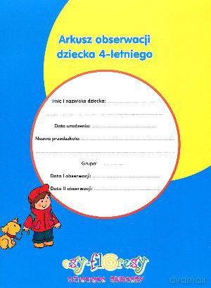 Arkusz obserwacji dziecka 4-letniego - Maria Sztrantowicz [KSIĄŻKA]
