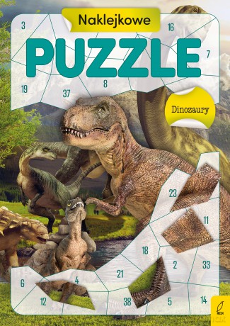 Dinozaury. Naklejkowe puzzle [KSIĄŻKA]