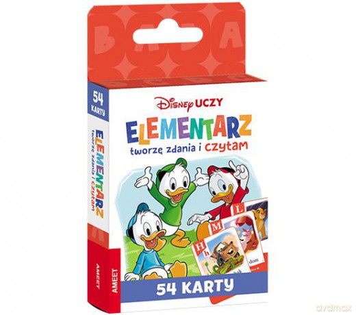 Disney Uczy Karty do elementarza Tworzę zdania i czytam UEK-9301 [KSIĄŻKA]