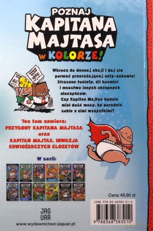 Dwie Majtastyczne Historie w Kolorze! Kapitan Majtas (Tom 1-2) - Dav Pilkey [KOMIKS]
