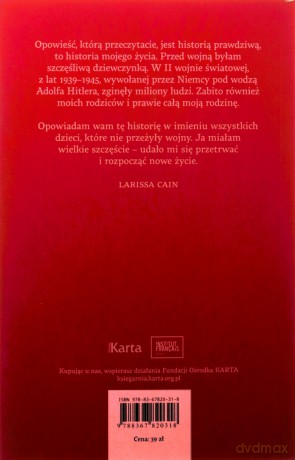 Dziewczynka z zamkniętego miasta. Wspomnienia z getta warszawskiego - Larissa Cain [KSIĄŻKA]