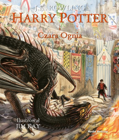 Harry Potter i czara ognia wyd. Ilustrowane - Joanne K. Rowling [KSIĄŻKA]