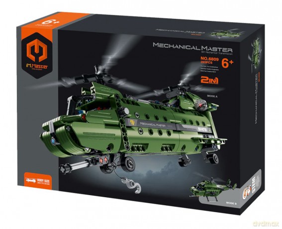 iM.Master 2w1 Wojskowy Transporter 393 elementy [KLOCKI]