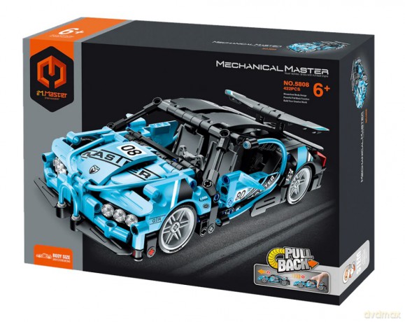 iM.Master Super Auto niebieskie 422 elementy [KLOCKI]