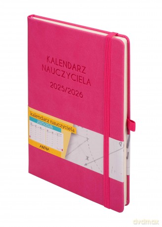 Kalendarz Nauczyciela 2025/2026 A5 TDW różowy [KALENDARZ]