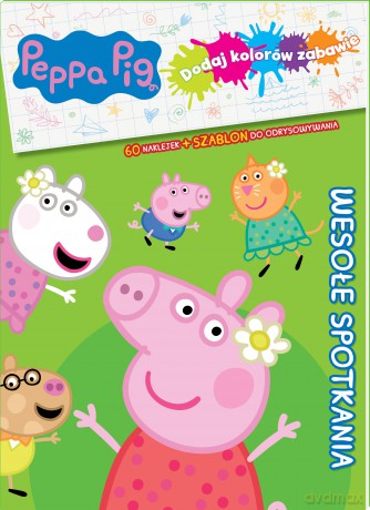 Kolorowe przygody. Świnka Peppa. Dodaj kolorów zabawie [KSIĄŻKA]
