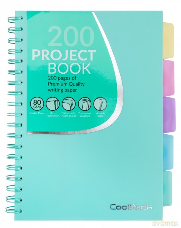 Kołozeszyt B5 PP Coolpack Pastel Powder Mint