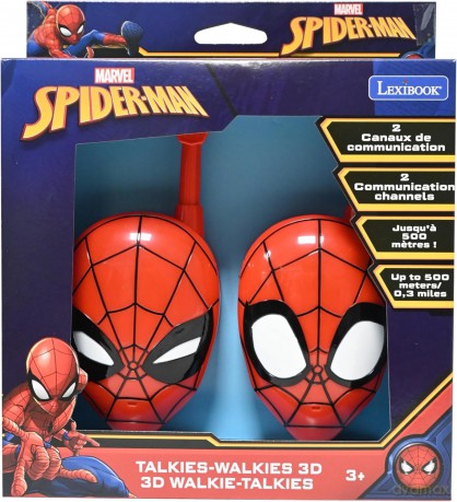 Krótkofalówki 3D Spiderman Lexibook TW18SP