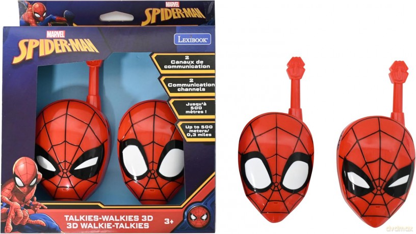 Krótkofalówki 3D Spiderman Lexibook TW18SP