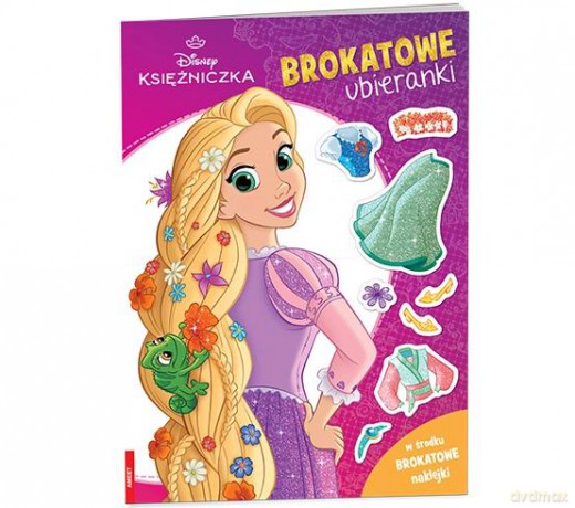 Księżniczka Brokatowe ubieranki SDLB-9107 [KSIĄŻKA]