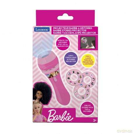 Latarka z projektorem Barbie Lexibook LTC050BB