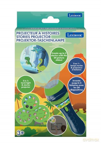 Latarka z projektorem Dinosaur Lexibook LTC050DINO