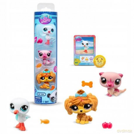 Littlest Pet Shop 3-pak Zwierzątek Country Pets [FIGURKA]
