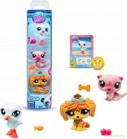 Littlest Pet Shop 3-pak Zwierzątek Country Pets [FIGURKA]