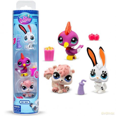 Littlest Pet Shop 3-pak Zwierzątek Park Pets [FIGURKA]
