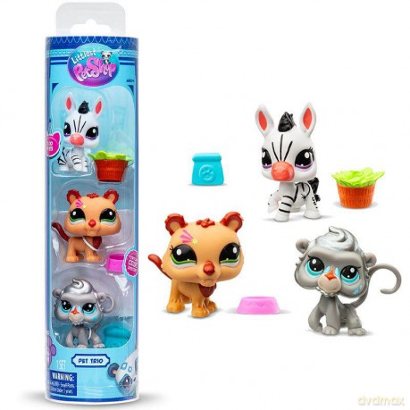 Littlest Pet Shop 3-pak Zwierzątek Zoo Pets [FIGURKA]