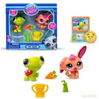 Littlest Pet Shop Żółw i Różowy królik + akcesoria [FIGURKA]