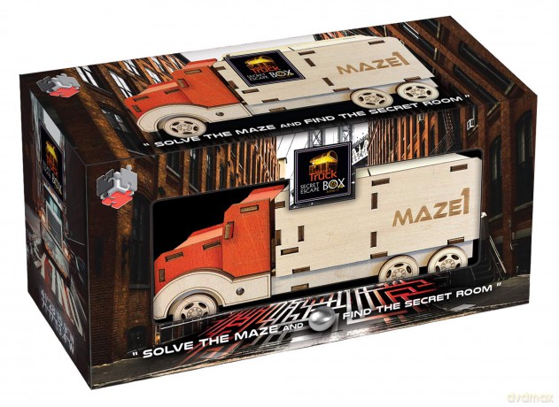 Łamigłówka Escape Box Maze1 Truck Secret poziom 4/4 [GRA]