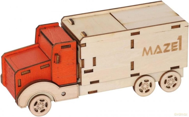 Łamigłówka Escape Box Maze1 Truck Secret poziom 4/4 [GRA]