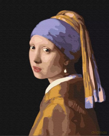 Malowanie po numerach BRUSHME 40x50 cm Dziewczyna z perłą w kolczyku