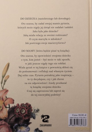 Mamo, opowiedz mi o swoim życiu [KSIĄŻKA]
