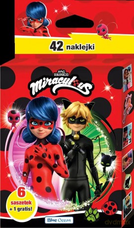 Miraculous Biedronka i Czarny Kot Stickers blister 1szt.mix [FIGURKA]